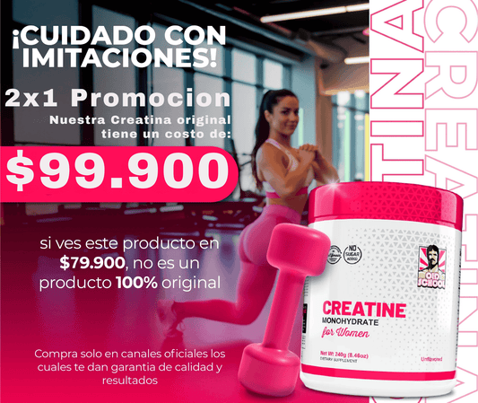 CREATINA  MONOHIDRATE 2X1  FOR  WOMEN